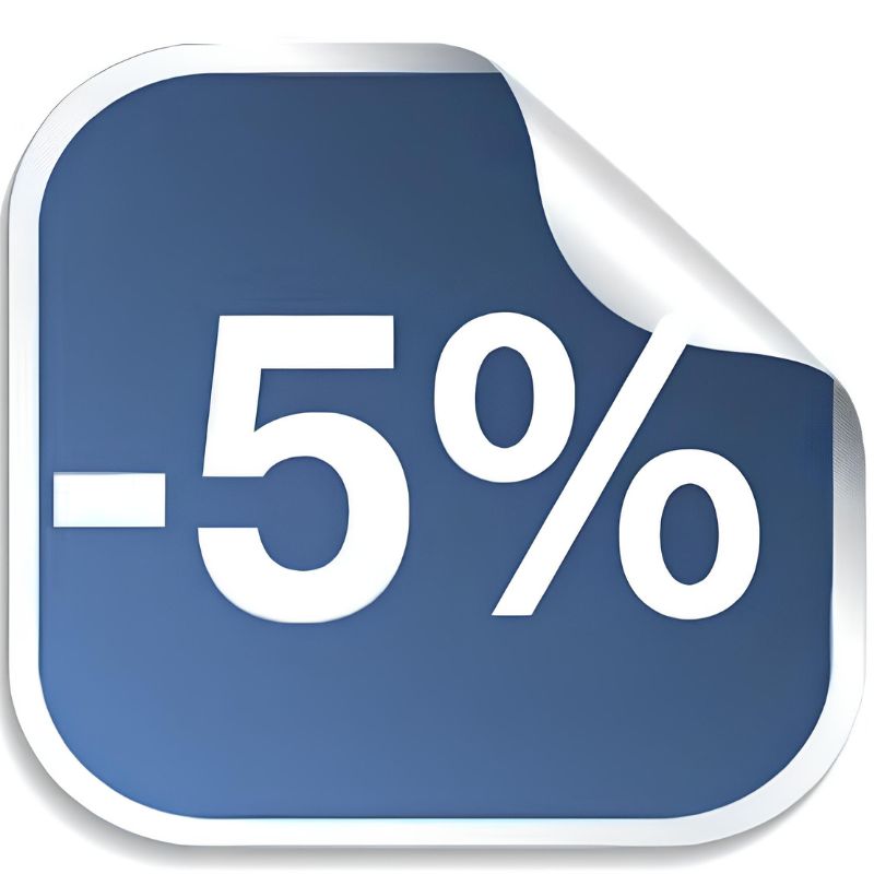 Укажите Ваши контакты и получите гарантированную скидку 5%!